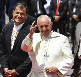 Franciszek odleciał do Boliwii