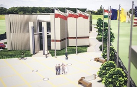 Muzeum będzie się składać z trzech dużych, ułożonych w ciągu pawilonów
